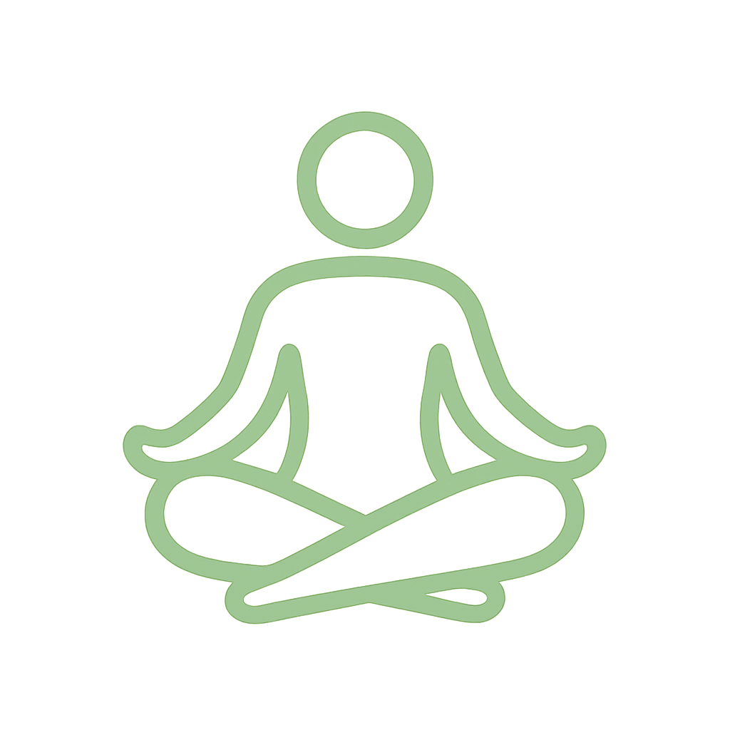 Logo de meditacin verde claro tomar el mismo color del logo de podcast